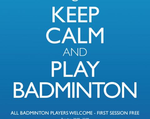Brussels Badminton International Club Poster