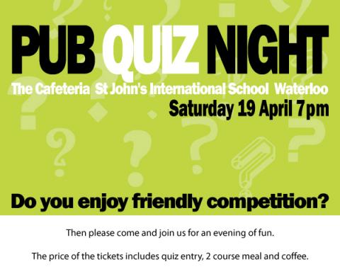 Pub Quiz Night Poster