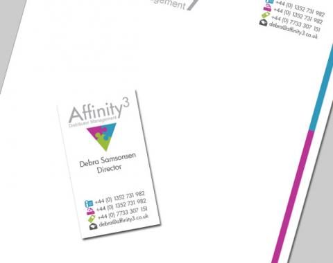 Affinity3 Letterhead & Buisness Card